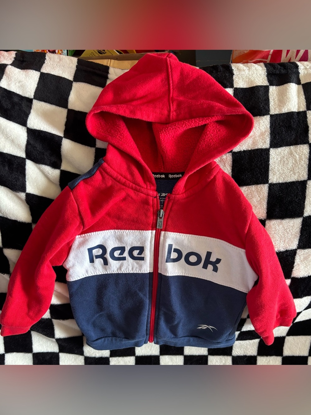 2T Reebok zip hoodie